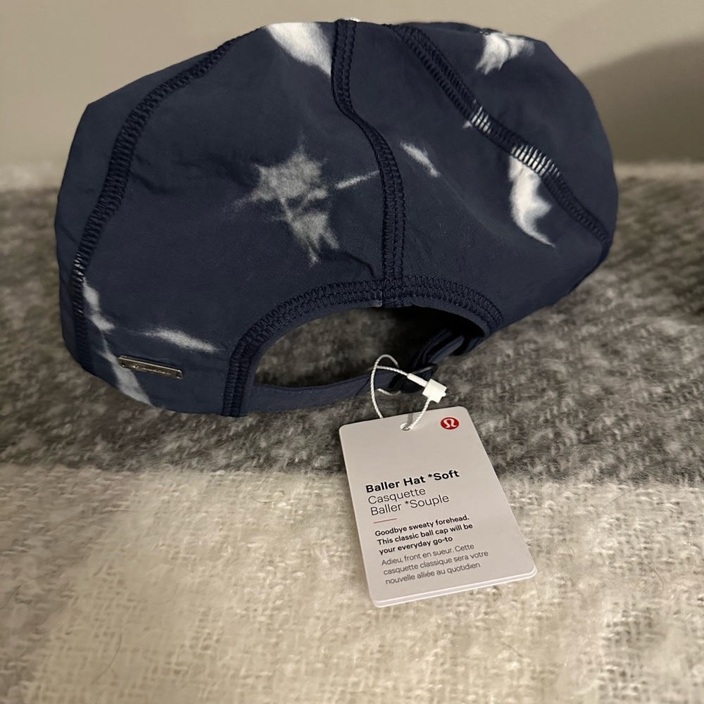 Lululemon baller hat blue white tie dye baseball cap new with tags - Picture 2 of 2